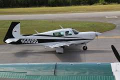 Taxing over to the grass tiedowns at Everglades Airpark in Everglades City, Florida.