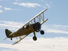 On my special flight with JR. His father and my father were flight instructors at Rankin Field in Tulare, CA 1943-44