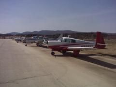 Parked on the ramp at MPV Montpelier VT