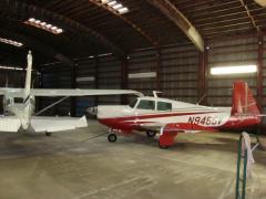 In the hangar at Middlebury, VT.