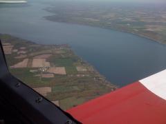 Cayuga Lake Ithaca NY looking north