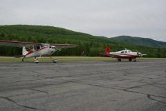 My Cessna and the new Mooney.