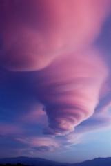 Clouds over Palm Springs