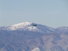 In flight near Big Bear Ca