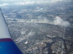 over Harrisburg PA