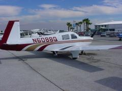 Fresh out of the paint shop at Bartow Airport, Florida. (Red tail honors the pilots of Tuskegee.)