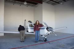 Standing next to my new Mooney in West Palm Beach
