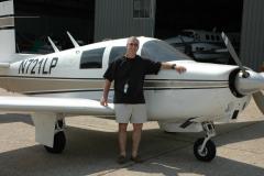 Me with N721LP just before a photo shoot of the MS gulf coast in the spring of 2005 (pre-Katrina).  KGPT Gulfport, MS.