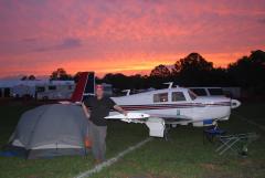 Camping in the vintage area at SNF 2009