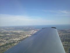 Looking north towards Chicago