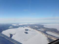 Overhead - East Arm of the Great Slave Lake, NWT