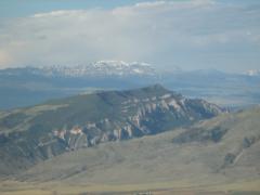 Looking to the west from Cody, Wy in a climb to 11,500