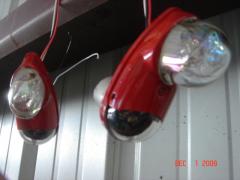 Whelen LED Nav Lights (paint drying)