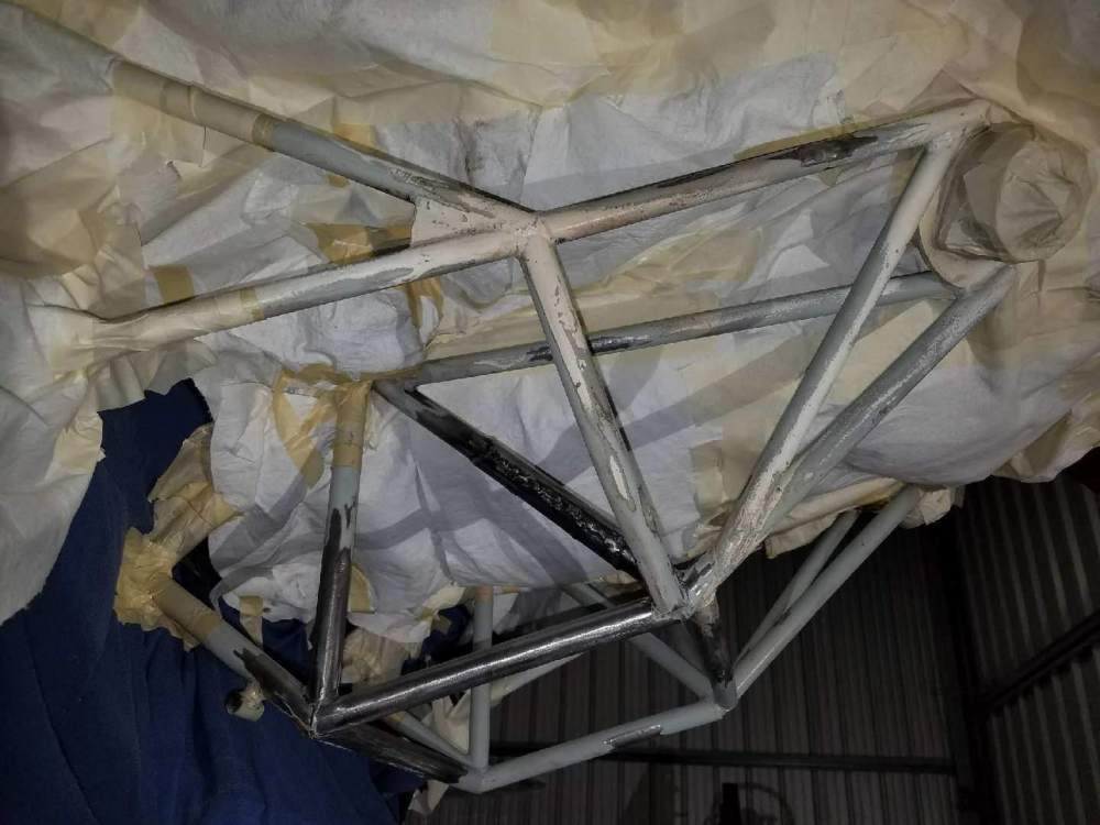 truss - paint prep