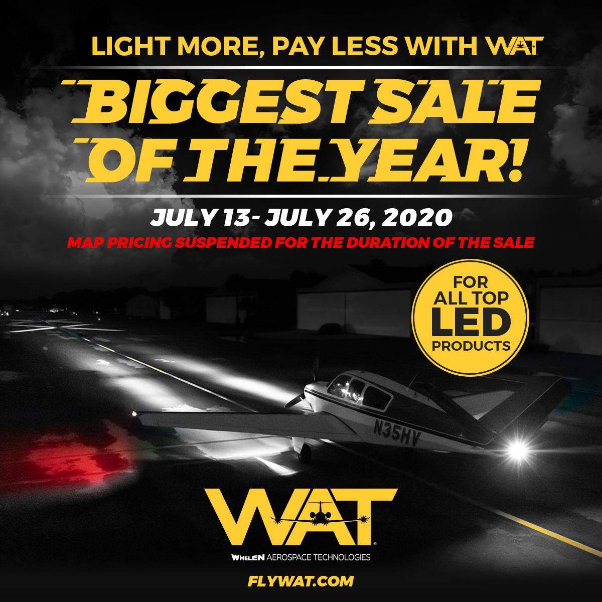 FS: WAT LED/HID Summer Promotion! 10% Off LED Lighting - Avionics / Parts  Classifieds -  - A community for Mooney aircraft owners and  enthusiasts