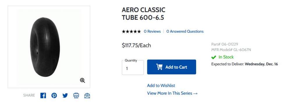 Aircraft spruce listing for 600-6 bent-stem main tube, M20C.JPG