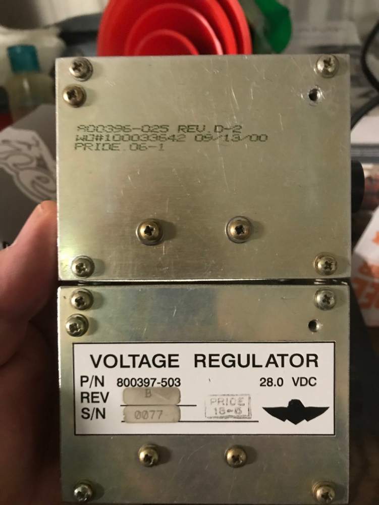 Voltage Regulator - Mooney Bravo Owners - Mooneyspace.com - A