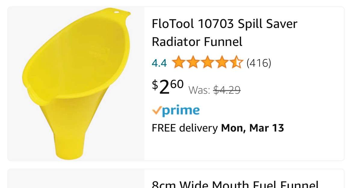 Spill Saver Big Mouth Funnel